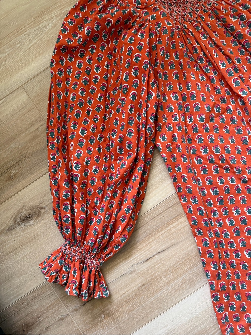 Doen Estee Dress In Calico Blooms - Picture 4 of 14